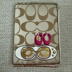 Coach Passport Holder